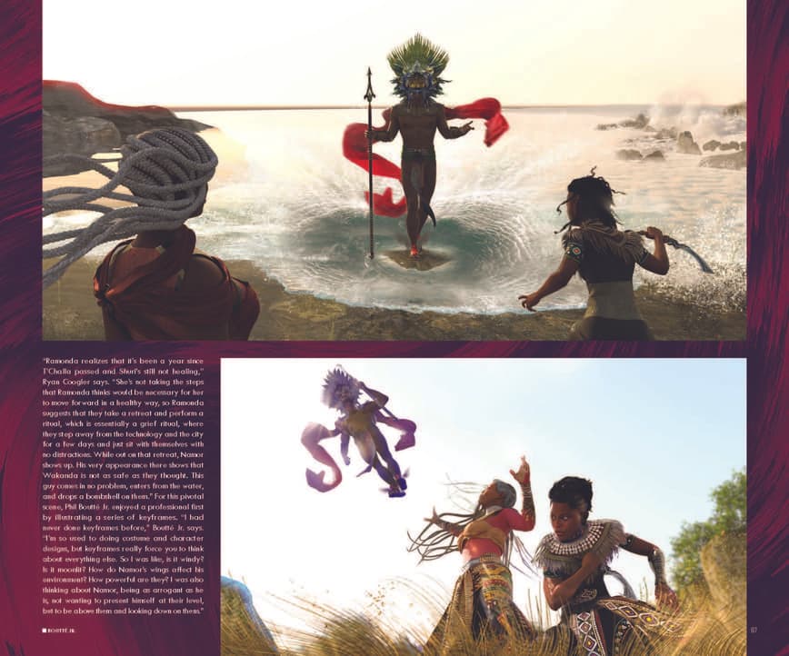 'Marvel Studios' Black Panther: Wakanda Forever – The Art of the Movie' interior page