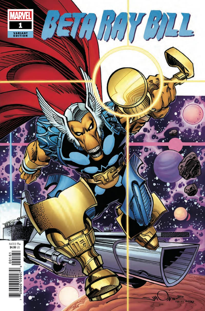 BETA RAY BILL #1 variant cover by Walter Simonson