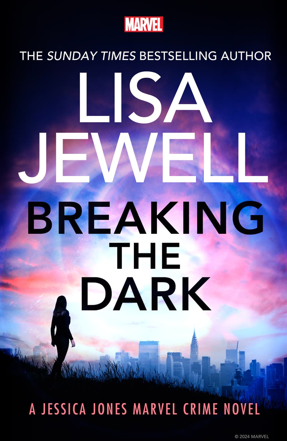 'Breaking the Dark: A Jessica Jones Marvel Crime Novel' UK Cover (Penguin Random House UK)