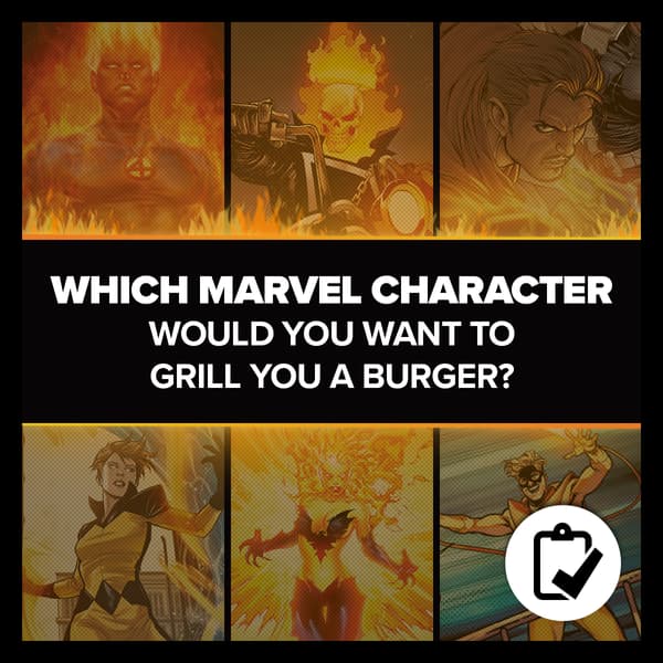 Marvel Insider Survey Which Marvel Character would you want to grill you a burger?