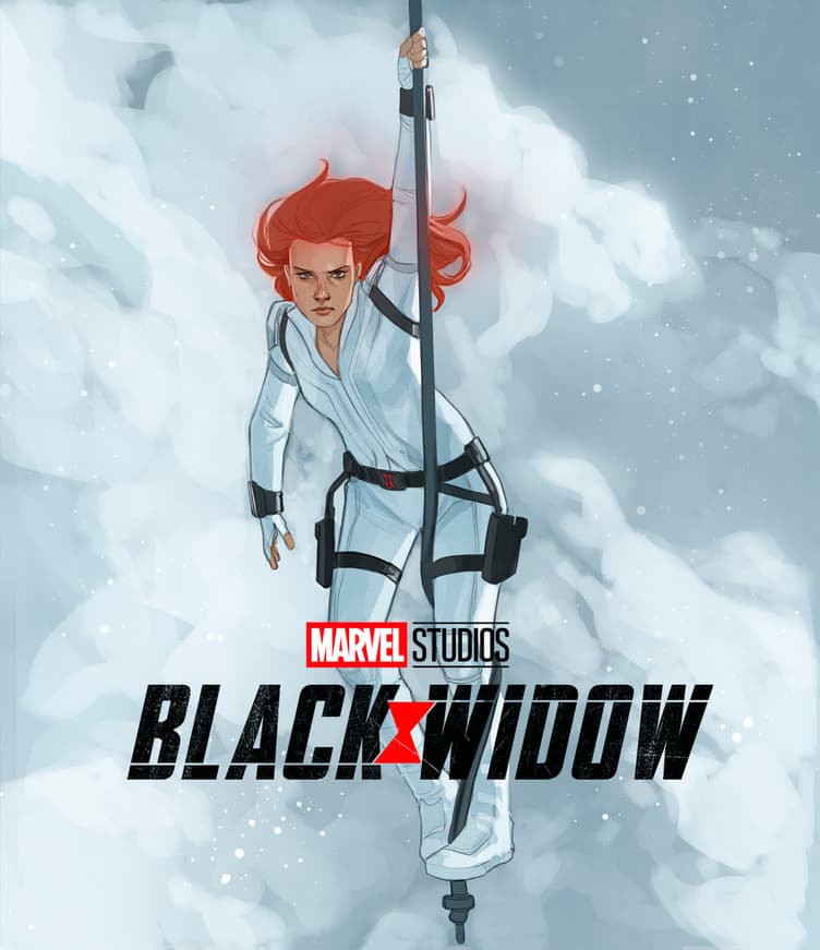 'Black Widow' Blu-ray Cover Art by Phil Noto