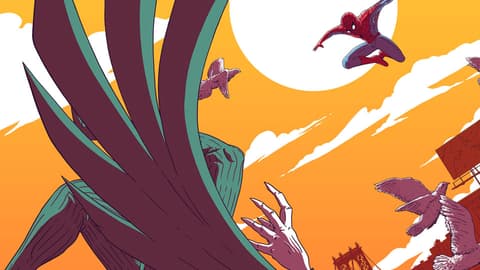 Image for Spider-Man Vs. Vulture Screen Printed Poster