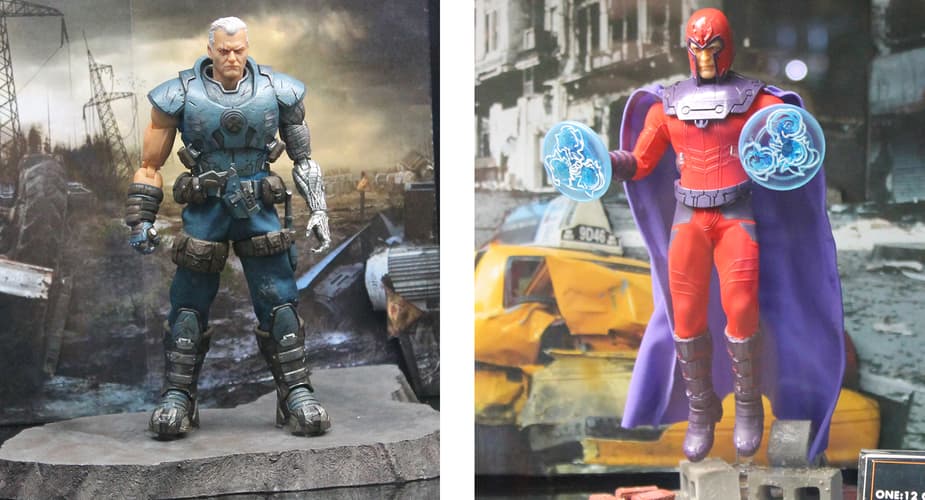 Cable and Magneto figures
