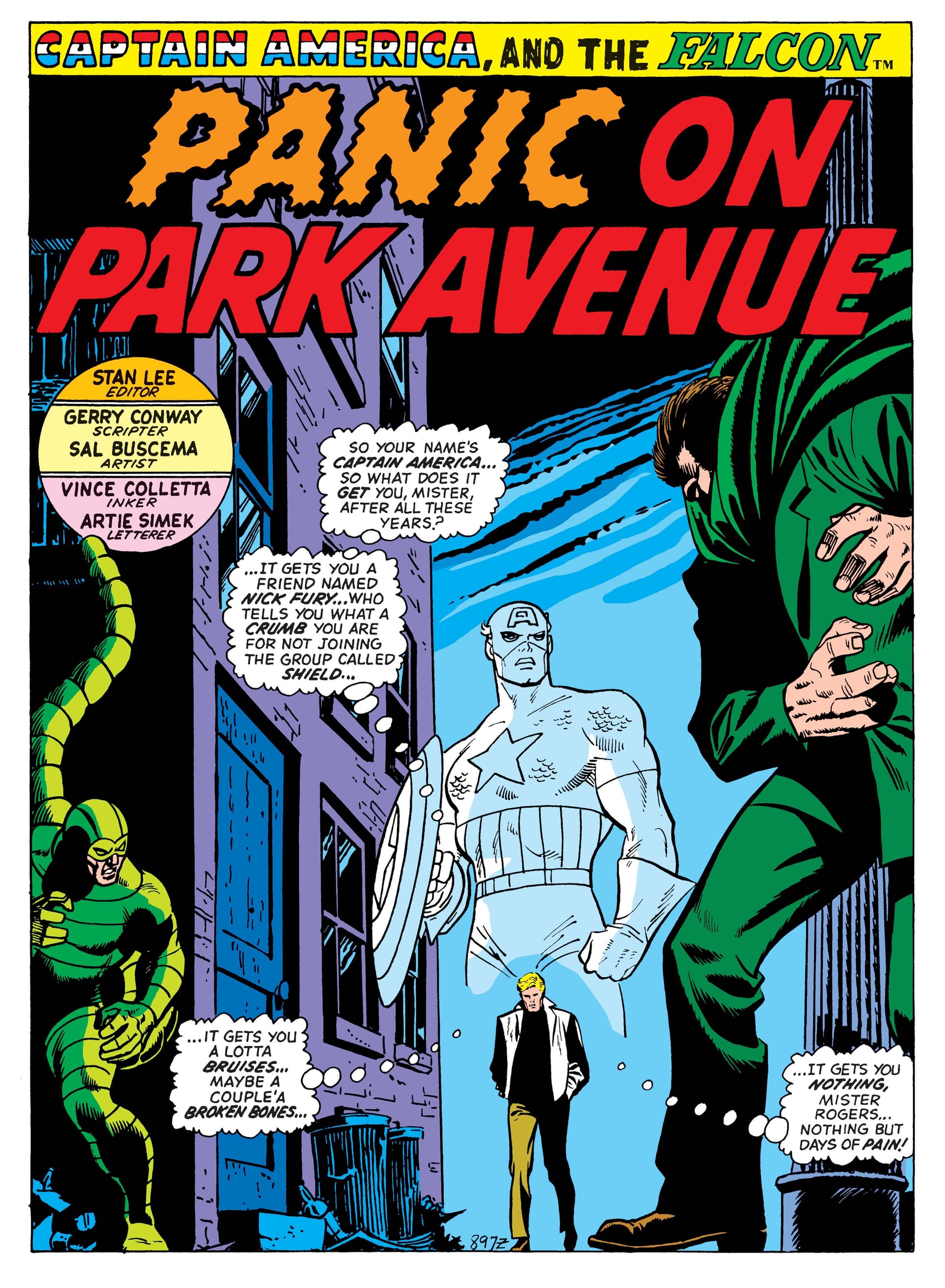 CAPTAIN AMERICA (1968) #151, penciled by Sal Buscema