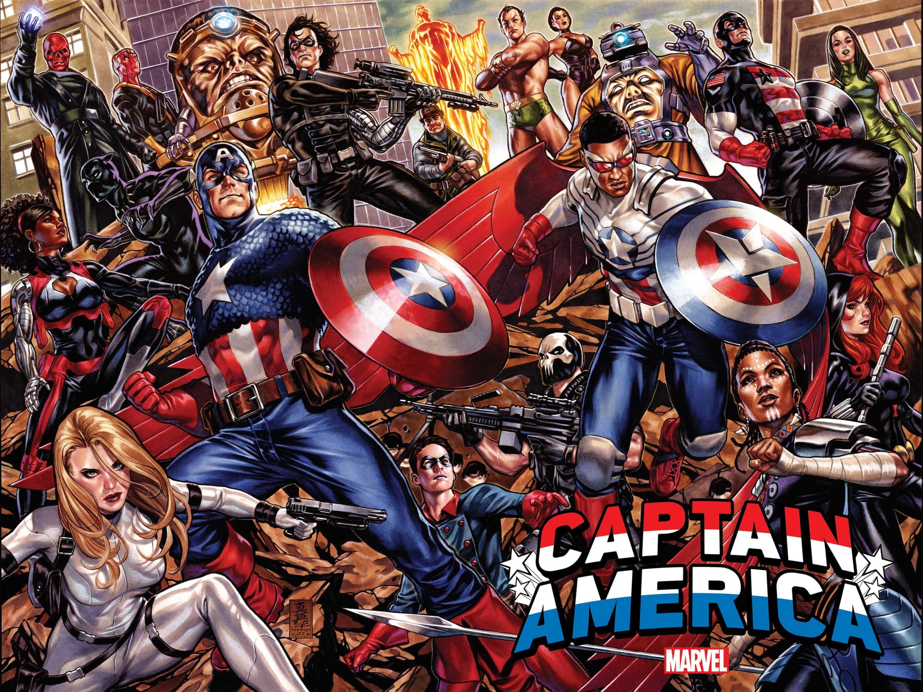 Captain America #0 by Mark Brooks