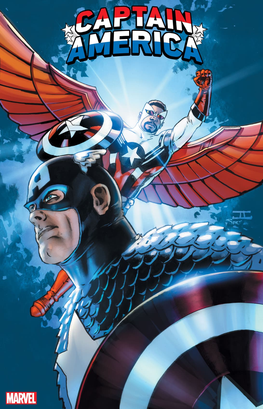 CAPTAIN AMERICA #750 [Blue] Variant Cover by John Cassaday