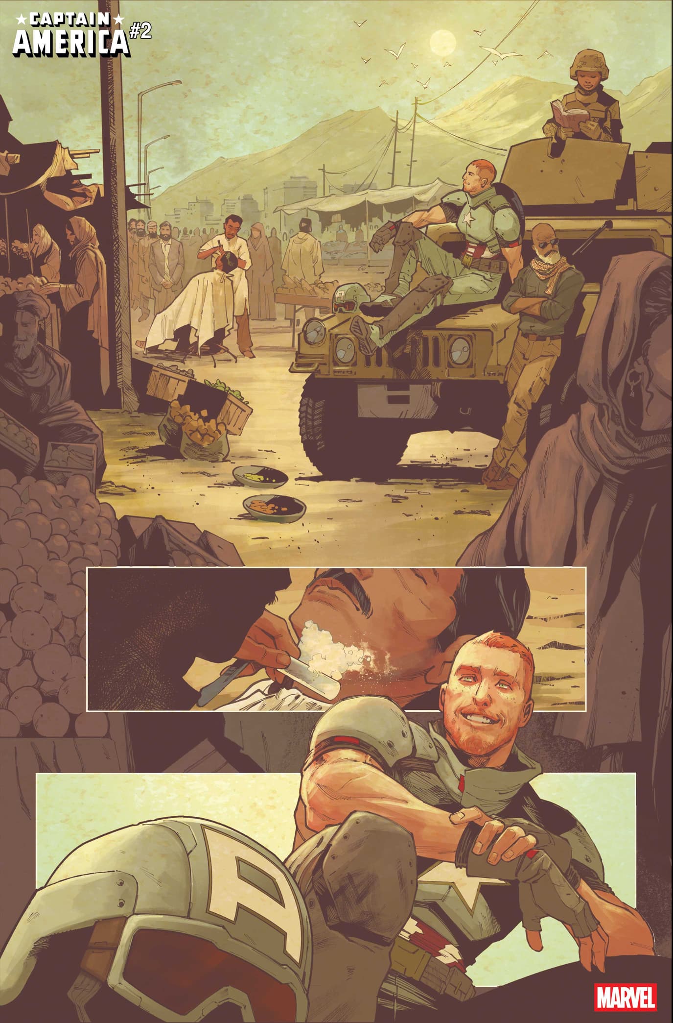 CAPTAIN AMERICA #2 by Chip Zdarsky and Valerio Schiti