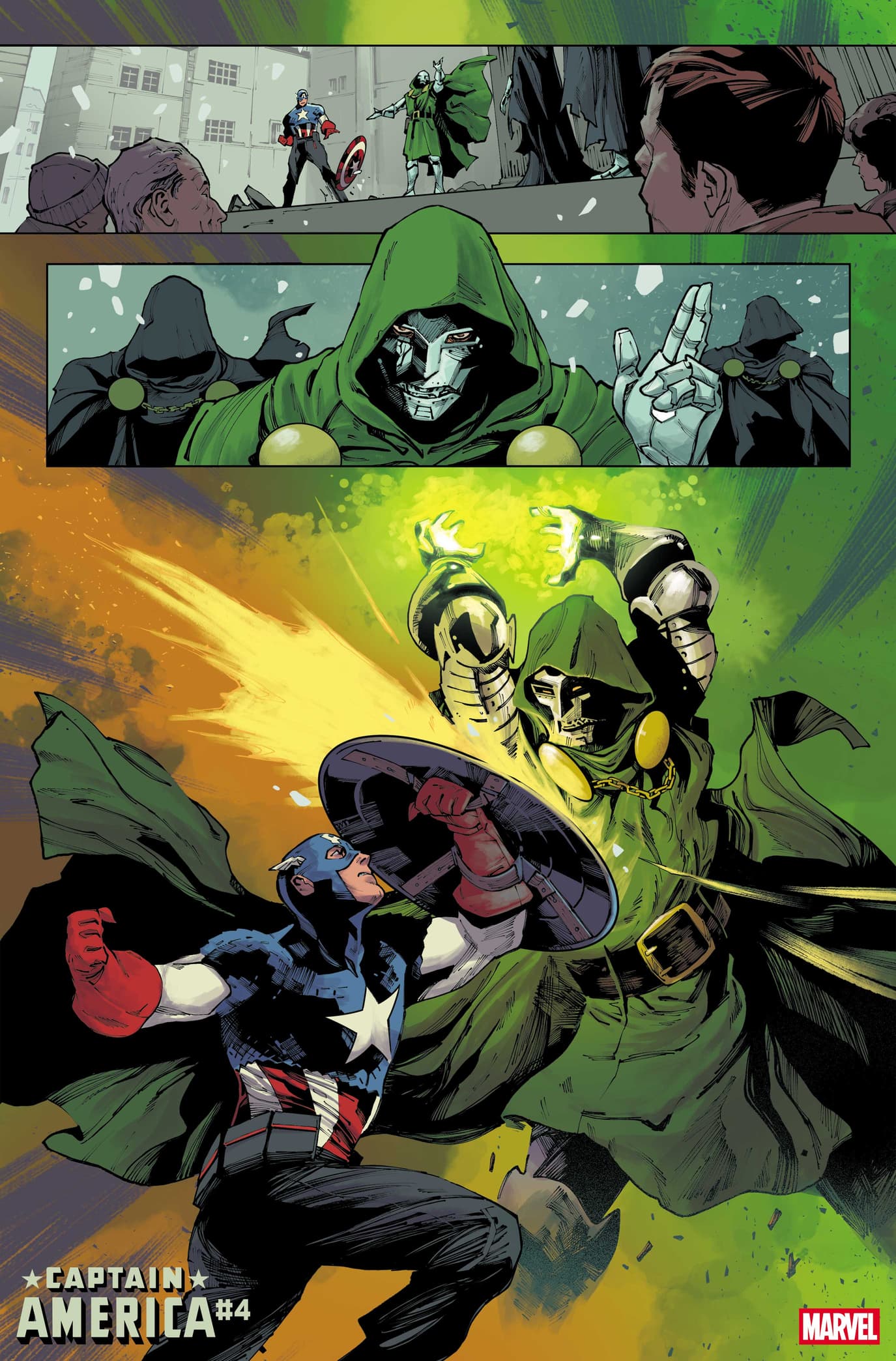 CAPTAIN AMERICA #4 Art by VALERIO SCHITI