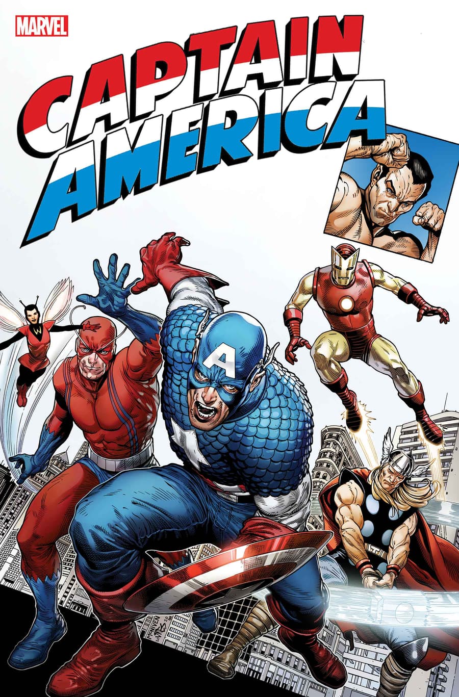 CAPTAIN AMERICA TRIBUTE #1 cover by Steve McNiven