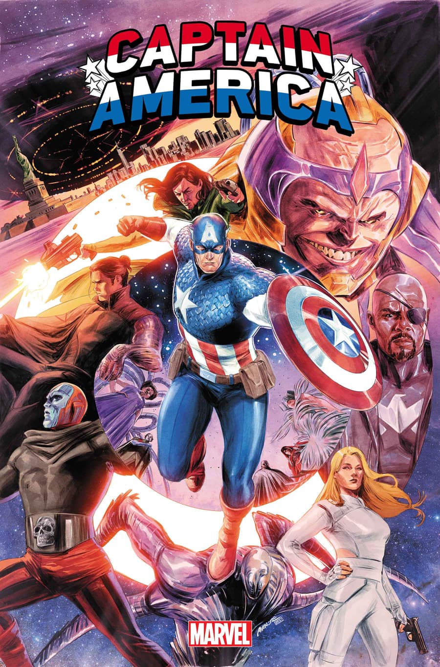 Captain America Finale #1 Cover by Carmen Carnero