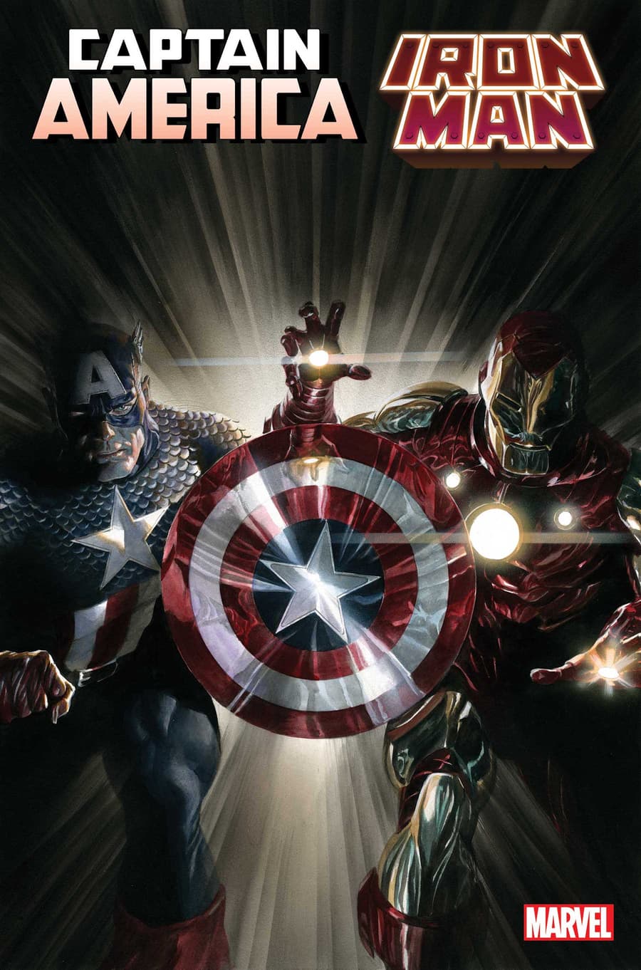 CAPTAIN AMERICA/IRON MAN #1 cover by Alex Ross