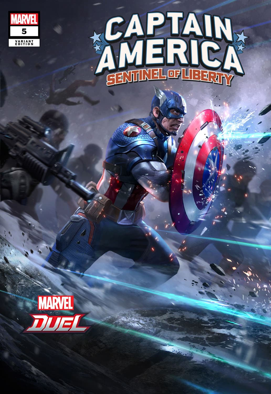 CAPTAIN AMERICA: SENTINEL OF LIBERTY #5 GAMES VARIANT COVER by NETEASE GAMES