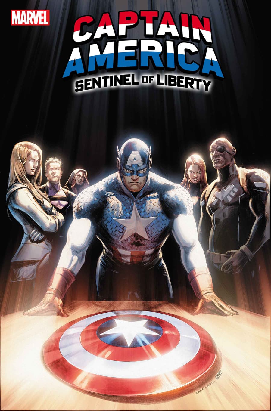 CAPTAIN AMERICA: SENTINEL OF LIBERTY #7 cover by Carmen Carnero