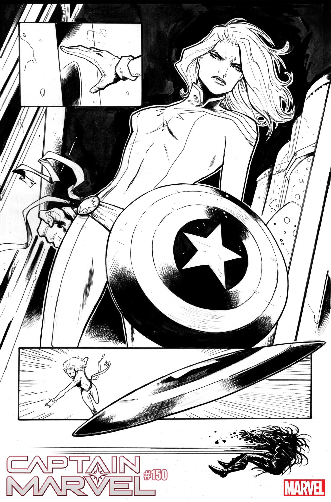 Captain Marvel #16 preview art