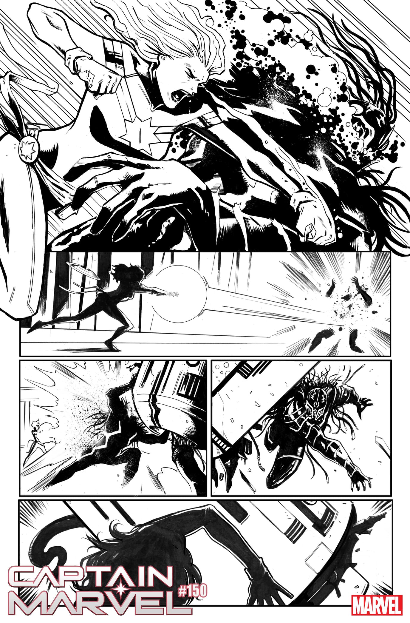 Captain Marvel #16 preview art