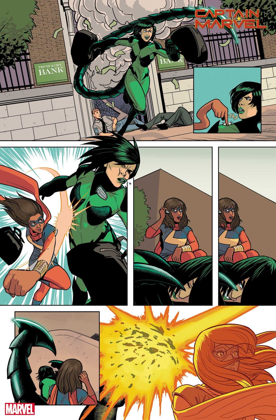 CAPTAIN MARVEL #30 preview art by Jamie McKelvie