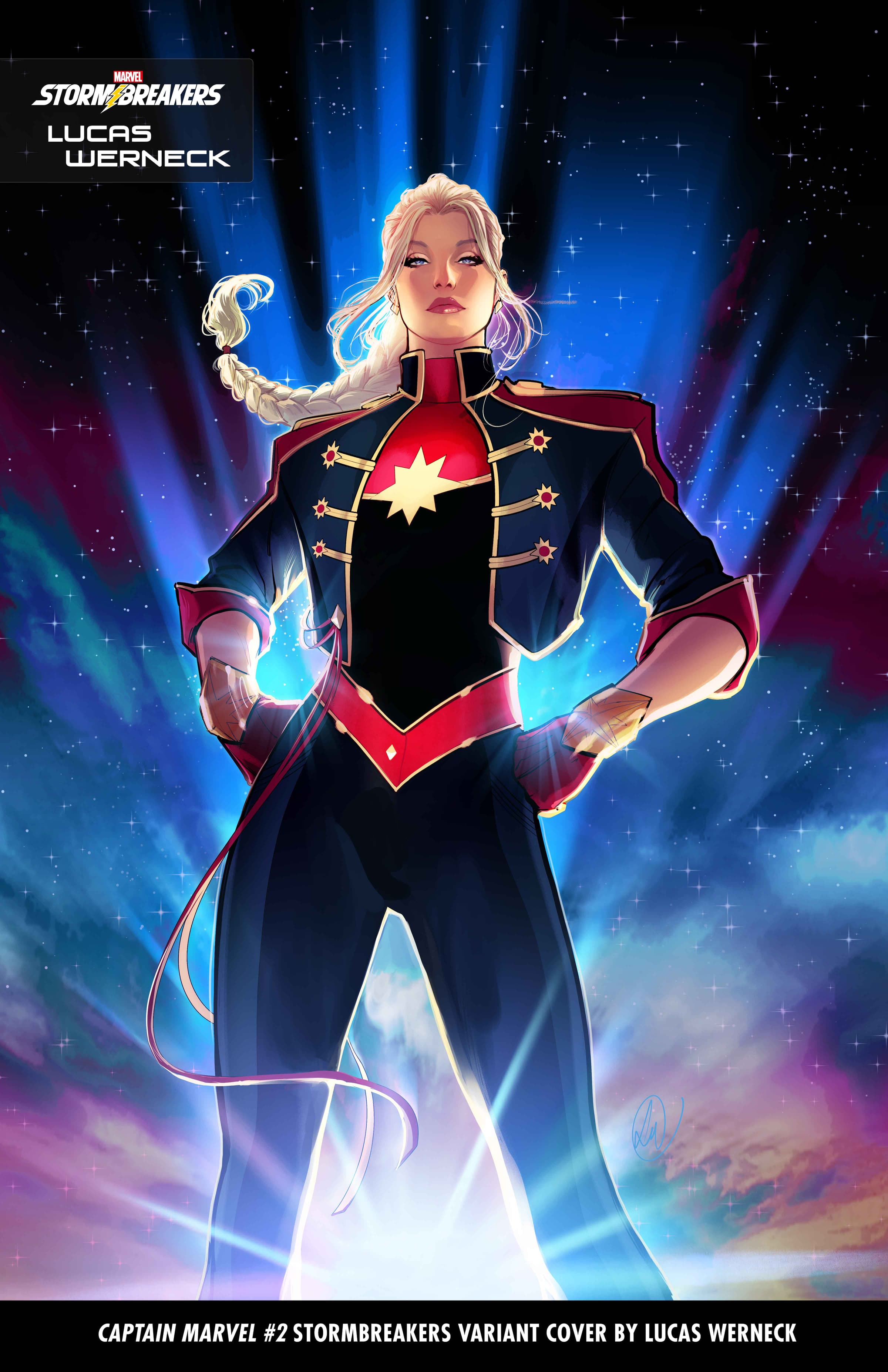 CAPTAIN MARVEL #2 Stormbreakers Variant Cover by Lucas Werneck​​​​​​​