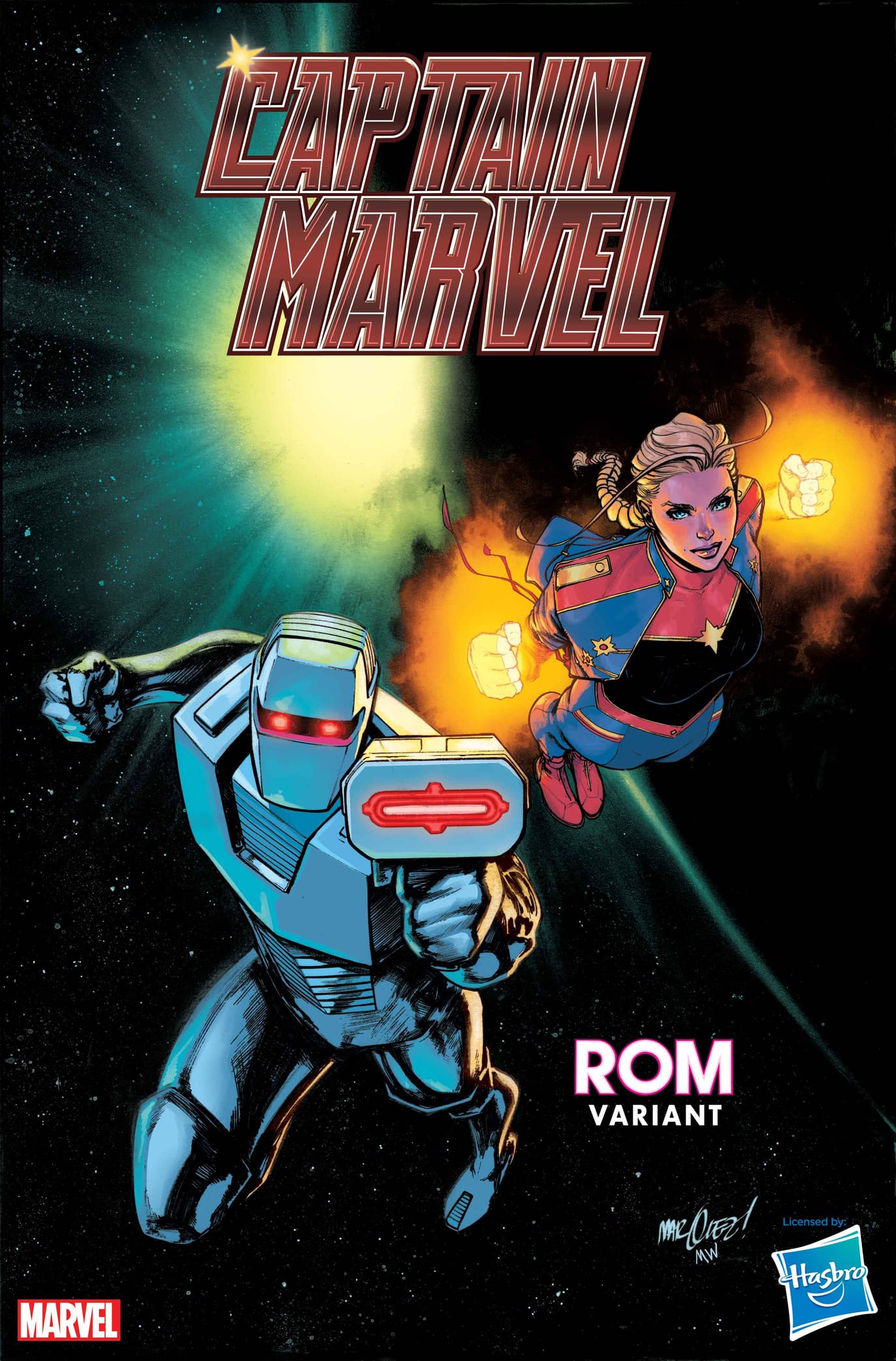 CAPTAIN MARVEL #4 Rom Variant Cover by David Marquez