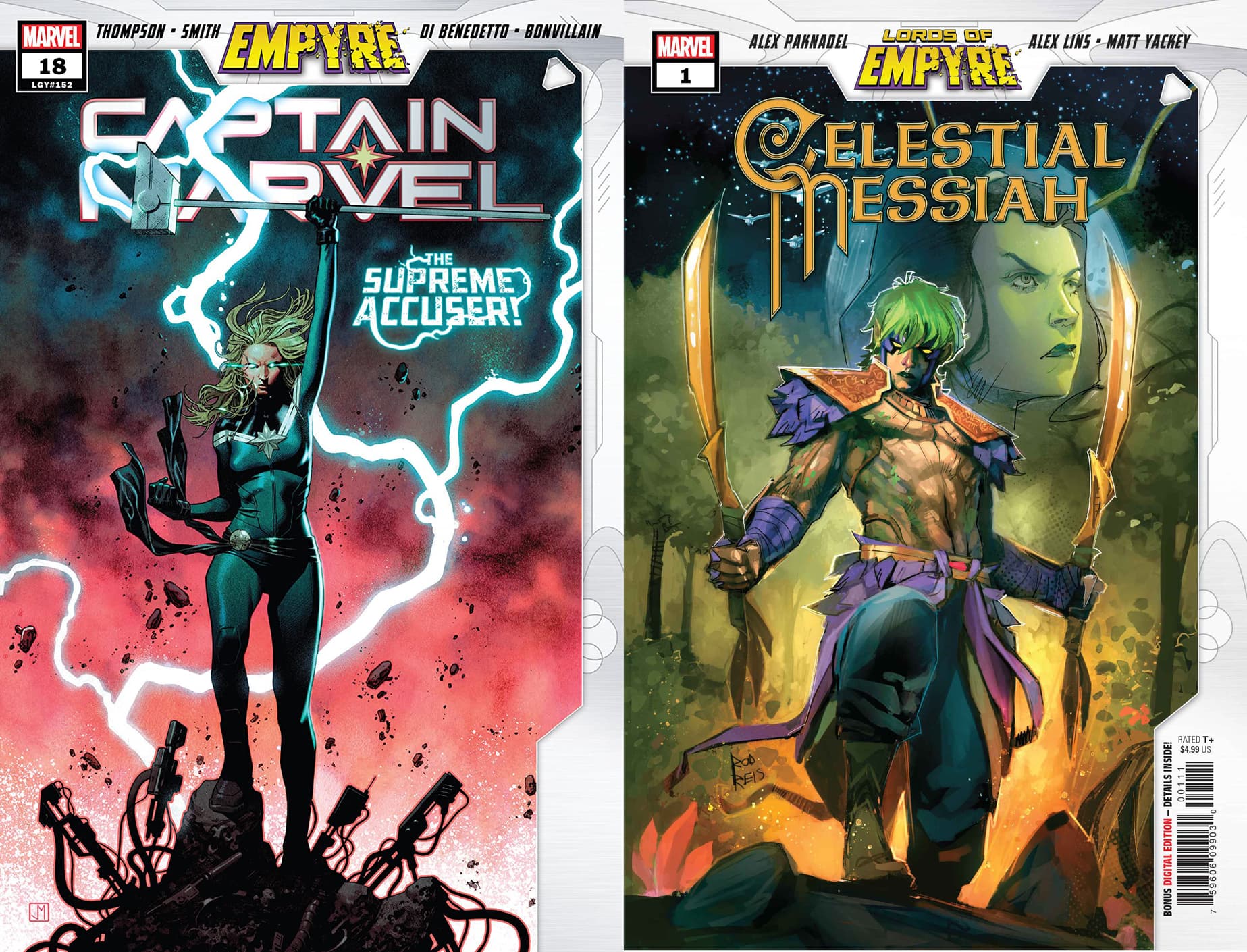 Captain Marvel #18 and Celestial Messiah