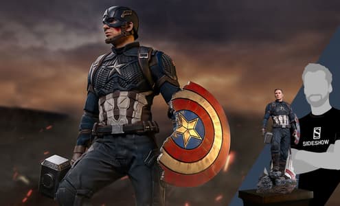 Captain America (Deluxe) Statue by Iron Studios / Sideshow