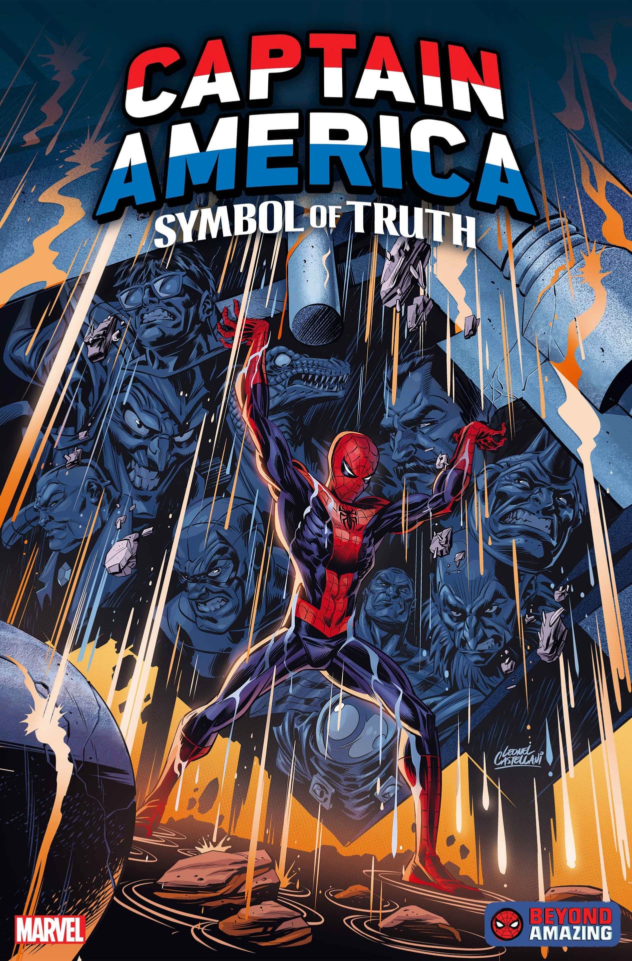 CAPTAIN AMERICA: SYMBOL OF TRUTH #4 BEYOND AMAZING VARIANT COVER by LEO CASTELLANI, On Sale 8/24