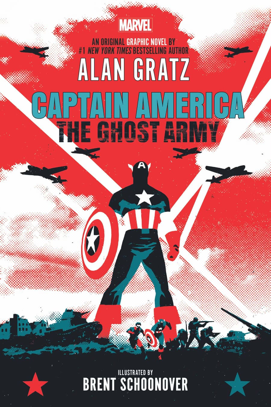 Captain America: The Ghost Army Cover Alan Gratz Brent Schoonover