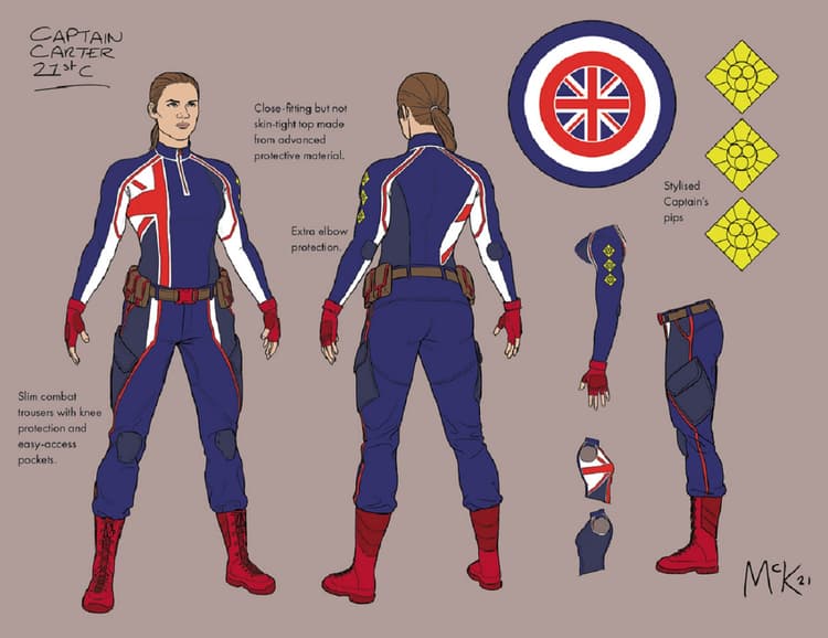 Captain Carter’s 21st century design by Jamie McKelvie.