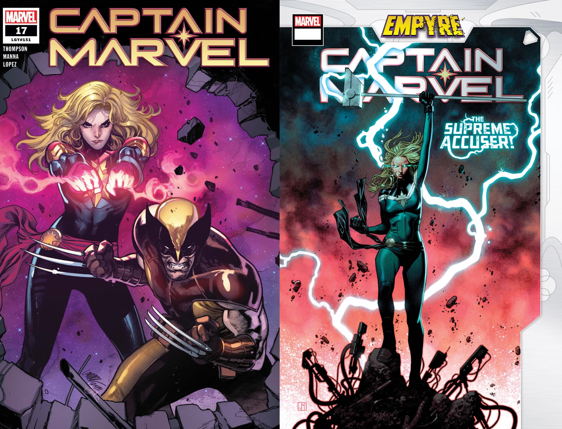 Captain Marvel #17 and #18