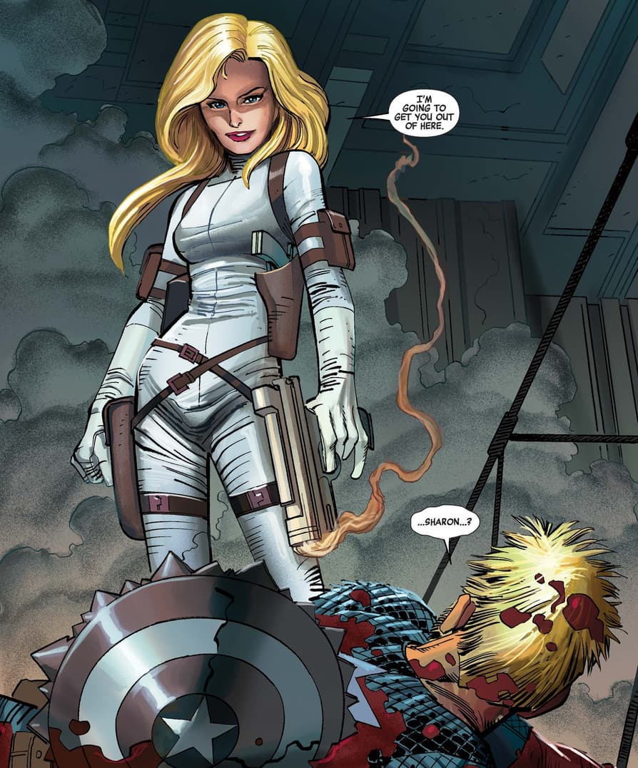 Sharon Carter rescues Steve Rogers