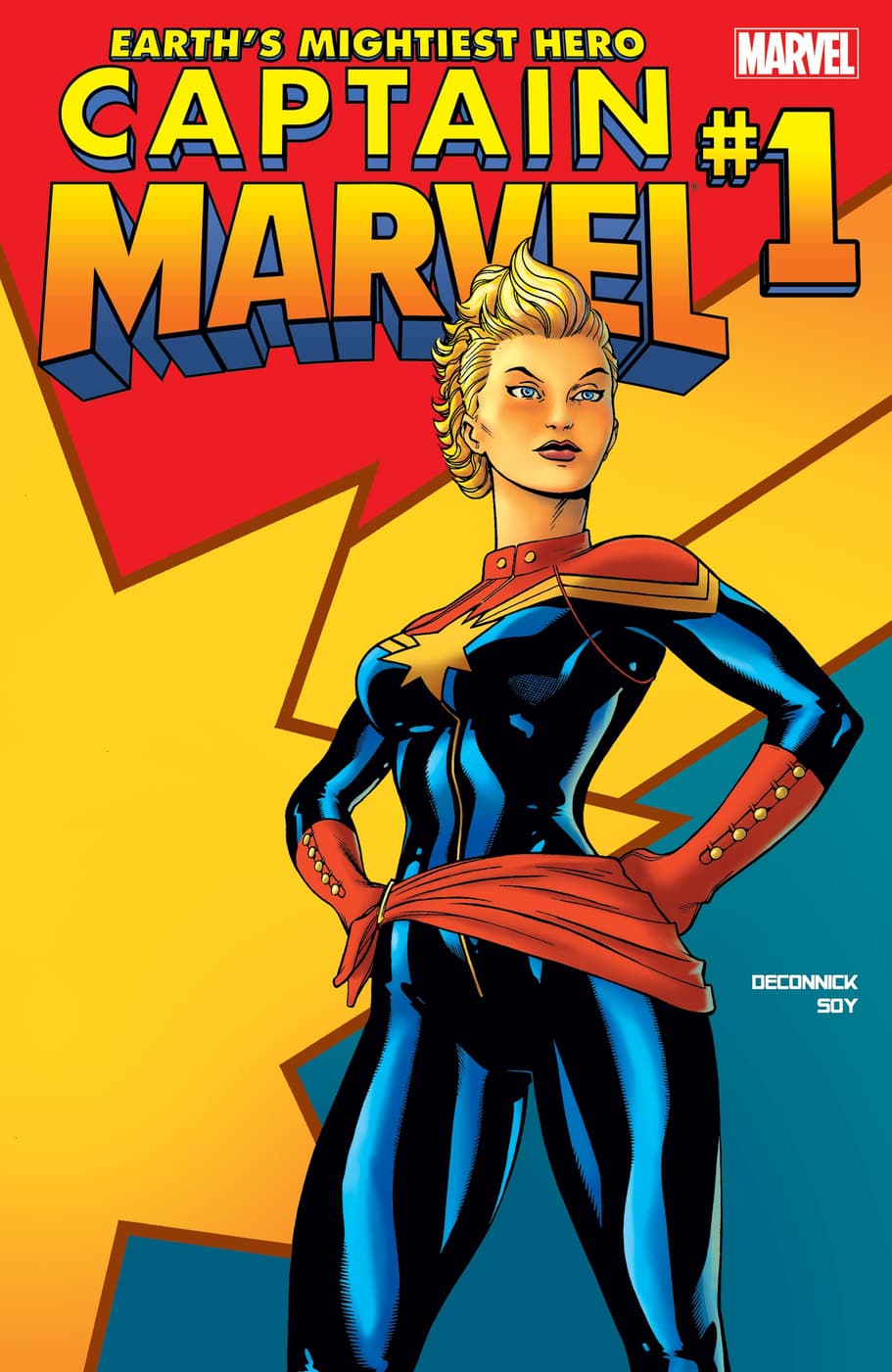 CAPTAIN MARVEL (2012) #1 cover by Ed McGuinness