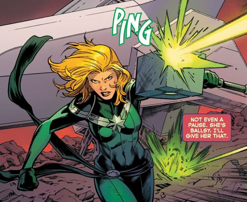 CAPTAIN MARVEL (2019) #18 panel by Kelly Thompson and Cory Smith