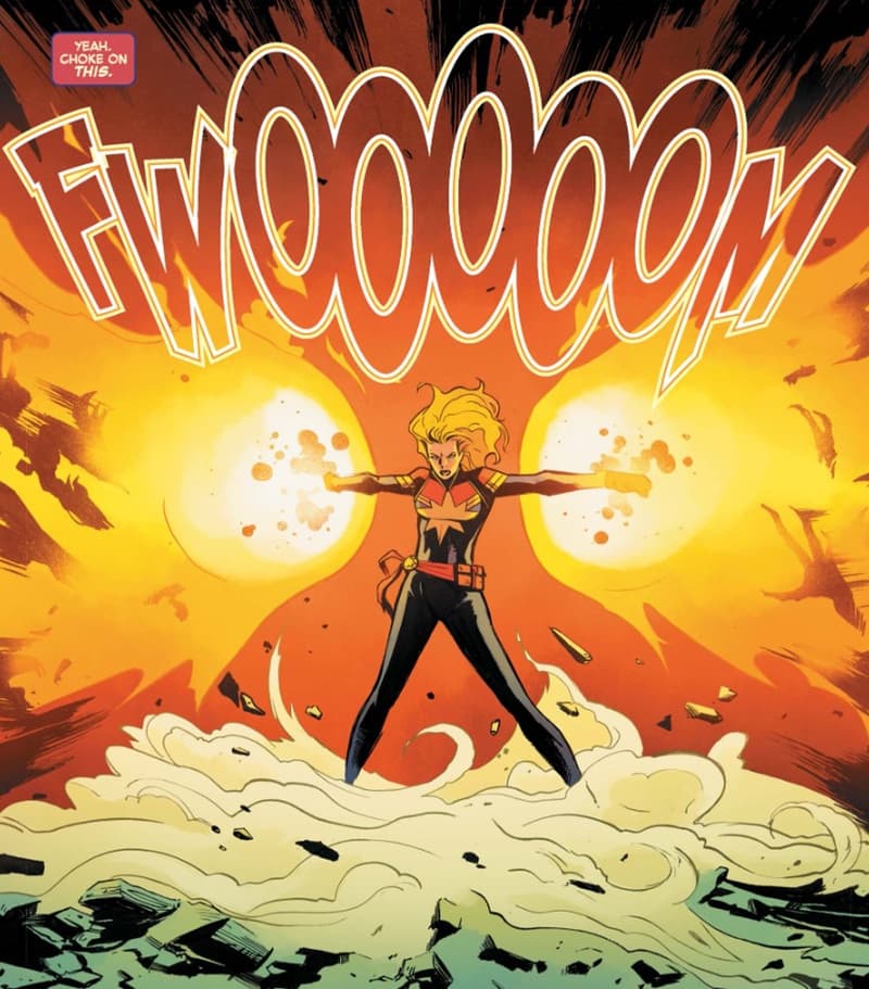 CAPTAIN MARVEL (2019) #22 page by Kelly Thompson and Lee Garbett