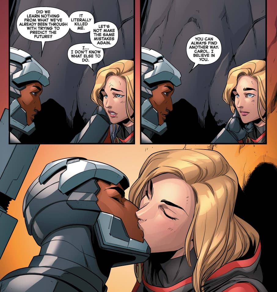 Rhodey and Carol reach a new high in CAPTAIN MARVEL (2019) #30.