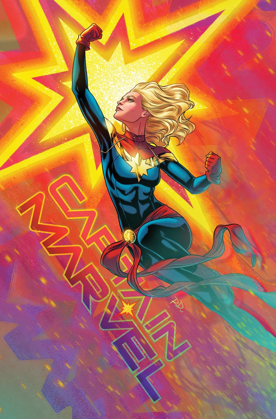 CAPTAIN MARVEL (2019) #23 variant cover by Russell Dauterman