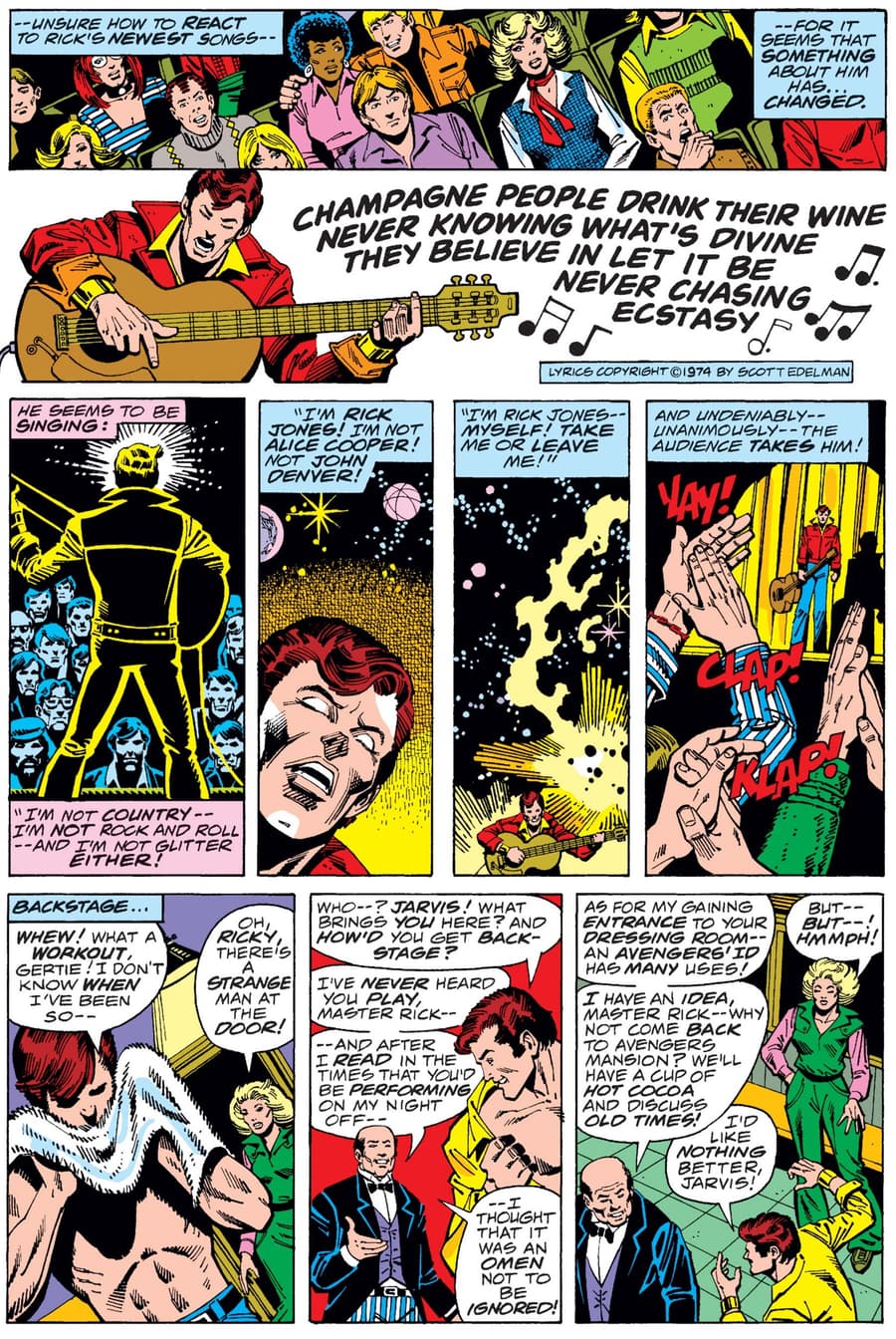 CAPTAIN MARVEL (1968) #50 page by Scott Edelman, Al Milgrom, and Terry Austin