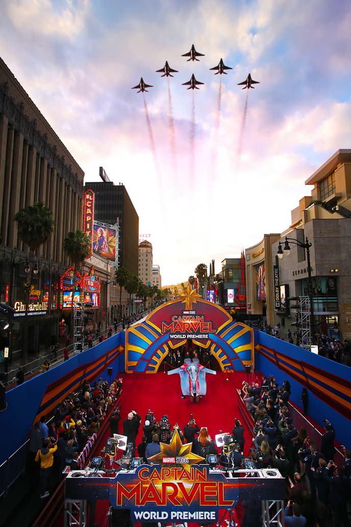 Marvel Studios' Captain Marvel World Premiere Red Carpet