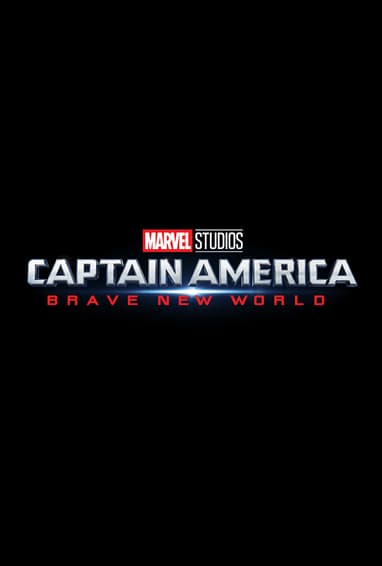 Marvel Studios' Captain America: Brave New World Movie Logo on Black