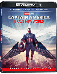 Marvel Studios' Captain America: Brave New World Movie Buy Now Purchase 4K UHD + Blu-Ray + Digital Code