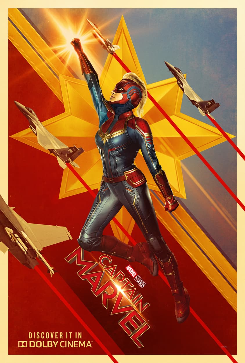 Dolby Cinema Exclusive Captain Marvel Poster
