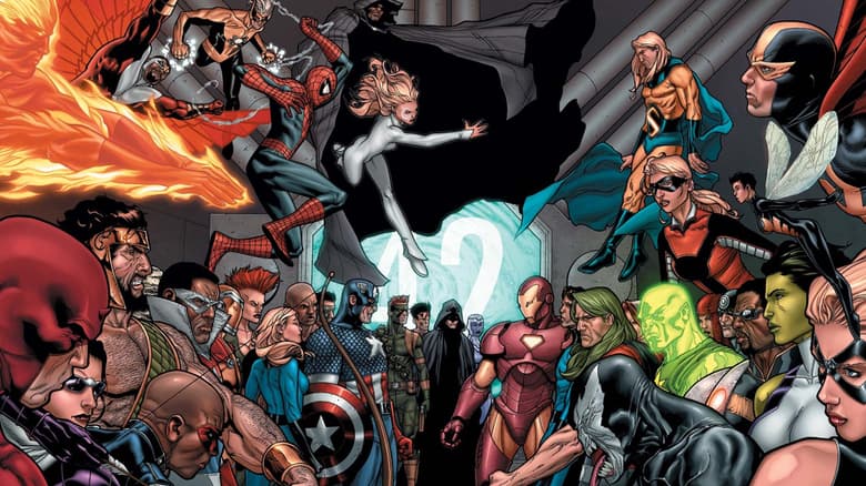 Kunjungi kembali peristiwa Perang Saudara yang epik di aplikasi Marvel Comics