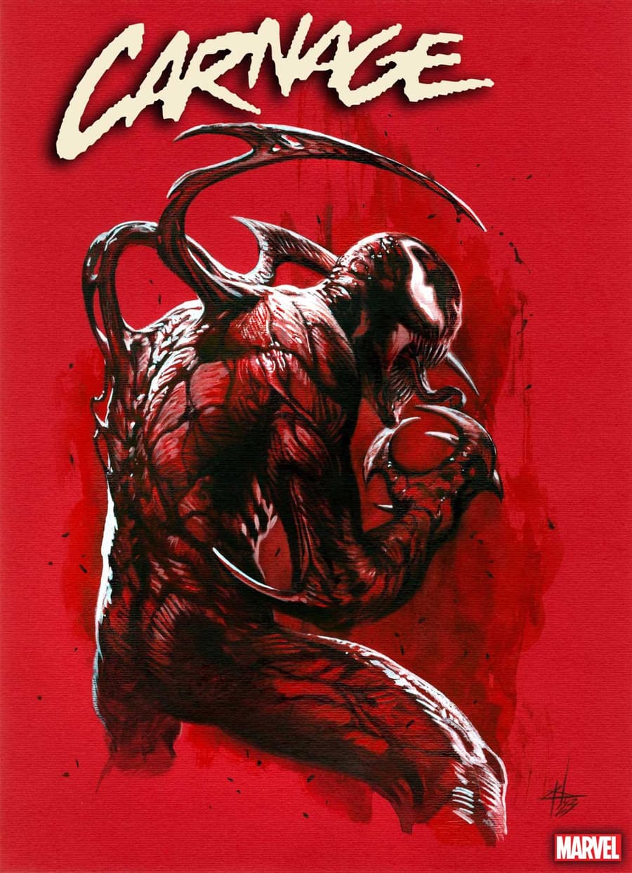 CARNAGE #1 Foil Variant Cover by Gabriele Dell'Otto