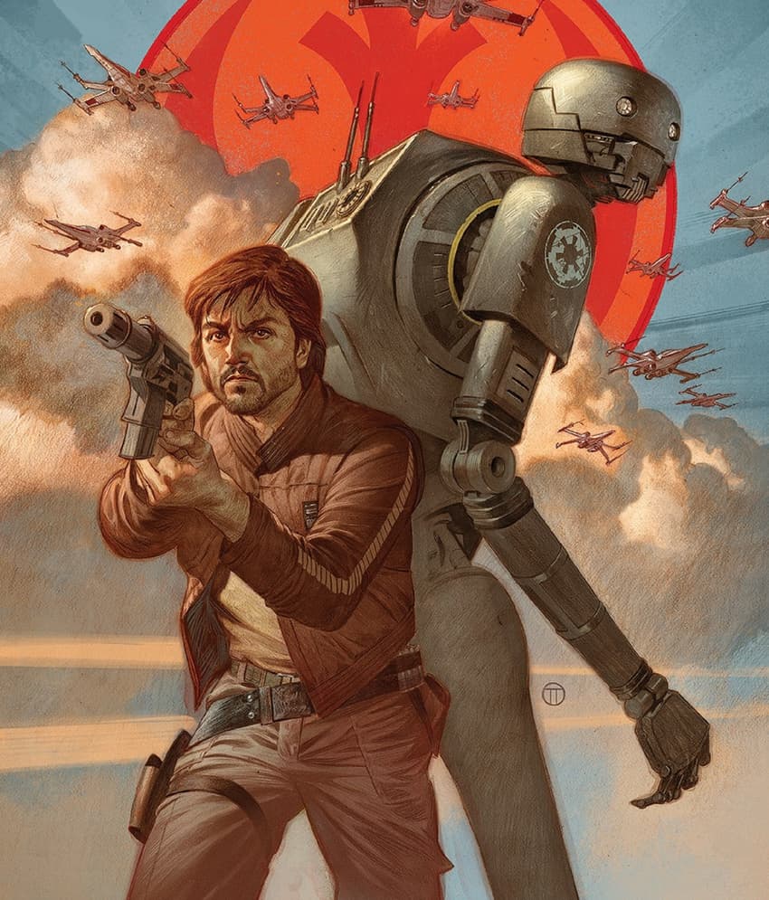 Cover to STAR WARS: ROGUE ONE - CASSIAN & K-2SO SPECIAL (2017) #1.