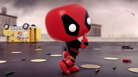 Image for Deadpool Faces Off Against Venom in New Animated Short