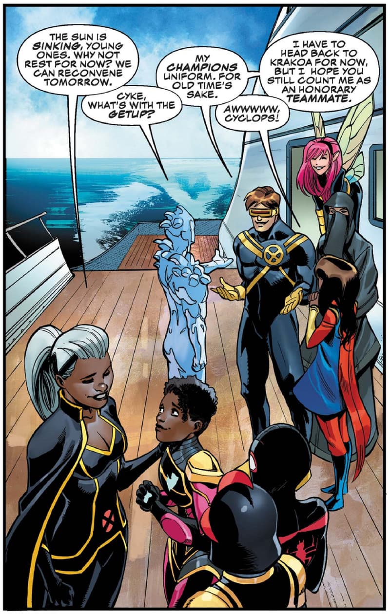 champions #27) A love interest for viv vision and riri williams is