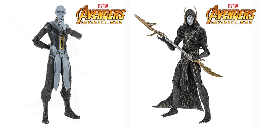 Marvel Legends Ebony Maw and Corvus Glaive Figures