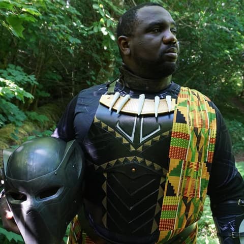 C.J. Hayes as Black Panther