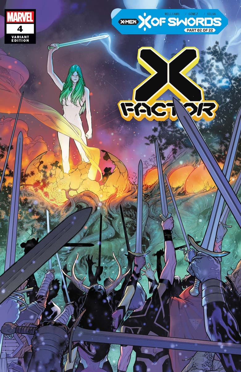 X-FACTOR #4 variant cover by R.B. Silva