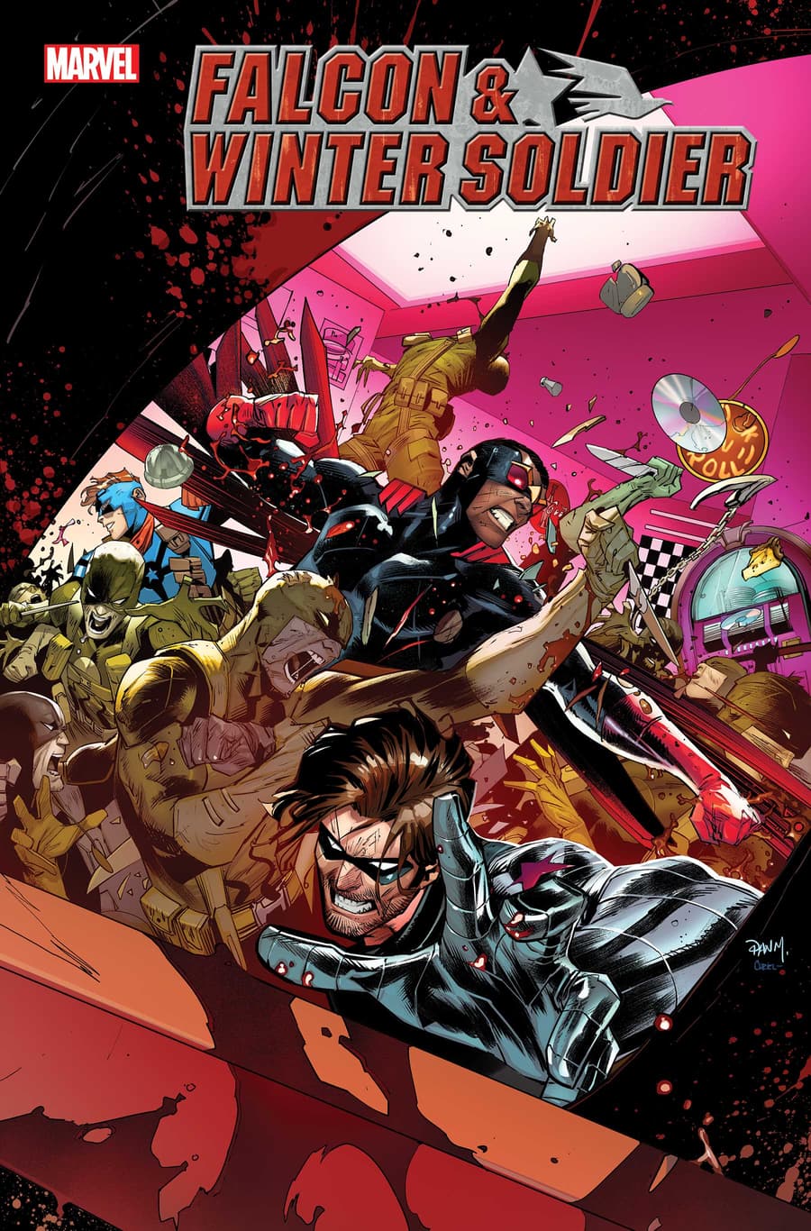 FALCON & WINTER SOLDIER #5 cover by Dan Mora and David Curiel