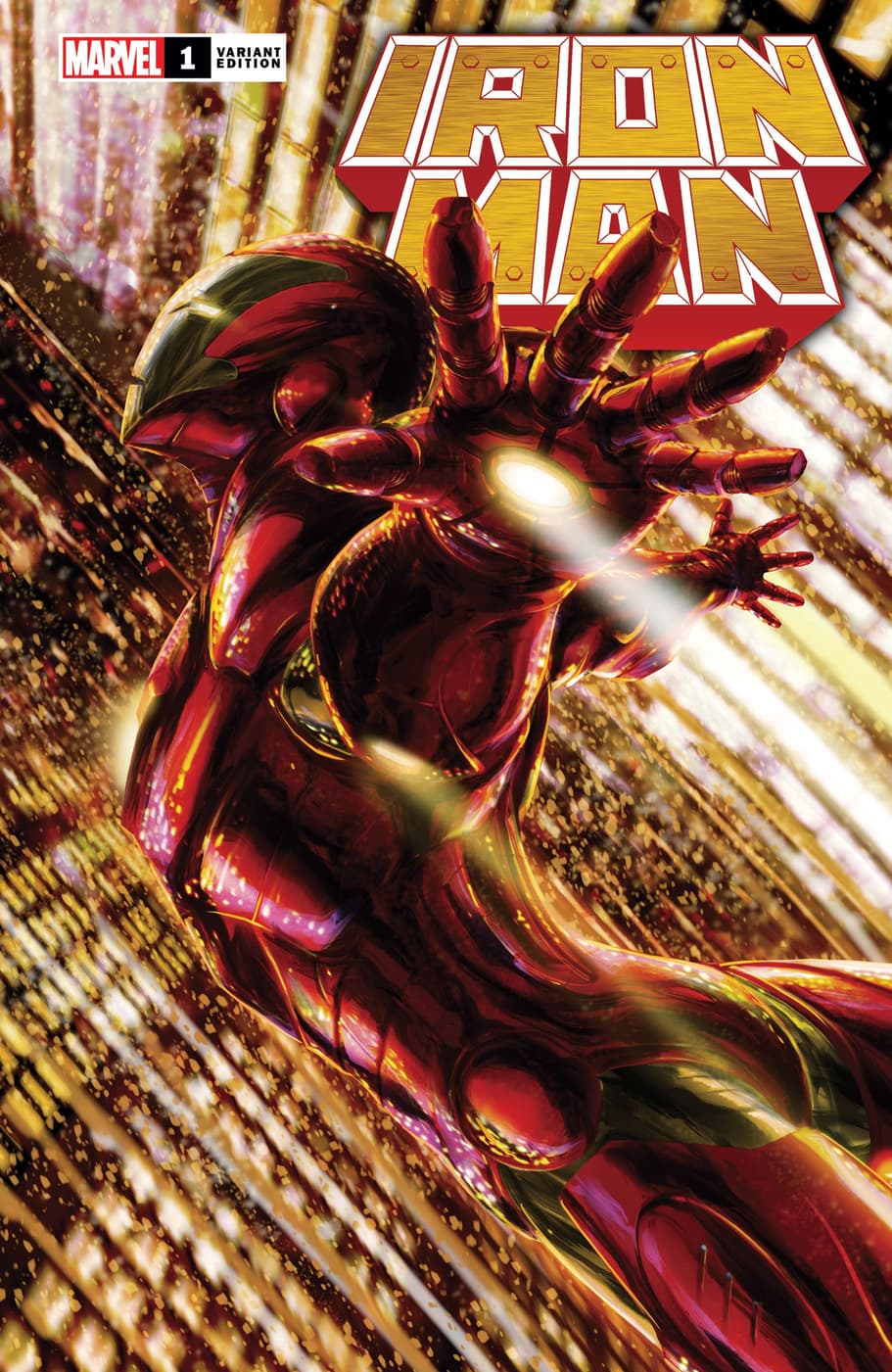 IRON MAN #1 variant cover by Tenjin