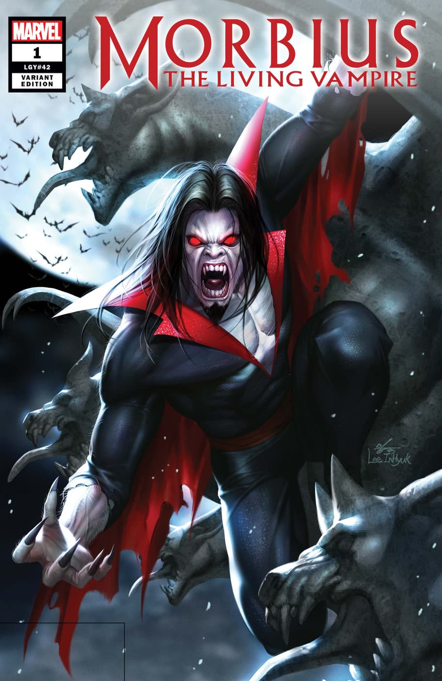 Morbius (2019) #1 variant by In-Hyuk Lee